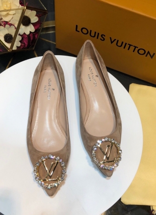 Louis Vuitton shoes camel