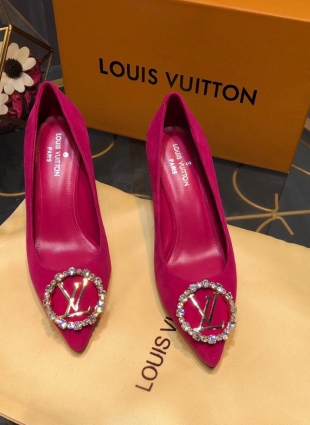 Louis Vuitton shoes pink heels 7 cm