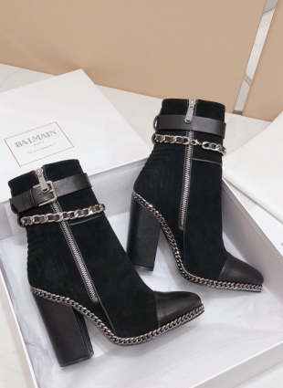 Balmain boots black