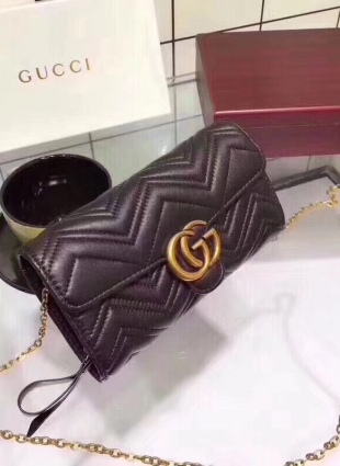 GG Marmont wallet-bag, black