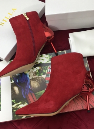 Lesilla boots red