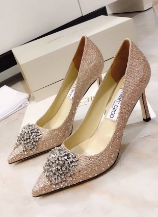 Jimmy Choo shoes gold
