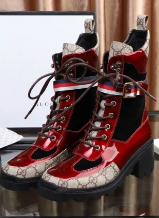 Gucci boots red