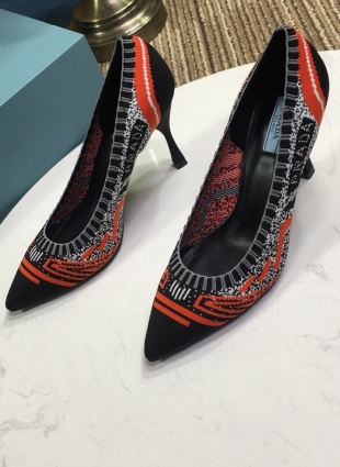 Prada shoes orange