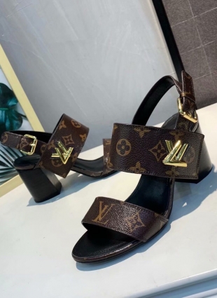Louis Vuitton sandals brown