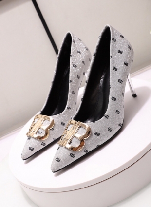Balenciaga shoes silver