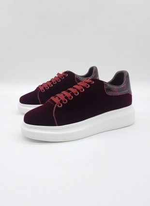 Alexander McQueen sneakers burgundy
