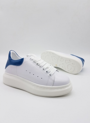 Alexander McQueen sneakers white and dark blue