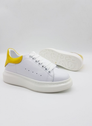 Alexander McQueen sneakers white and yellow