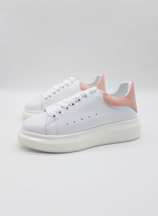 Alexander McQueen sneakers white and peach