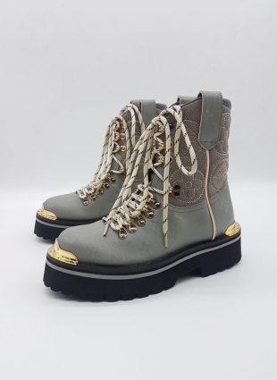 Louis Vuitton boots gray