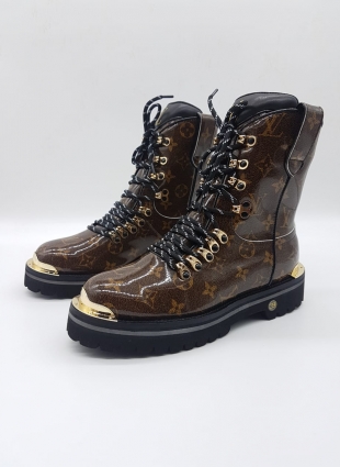 Louis Vuitton boots brown