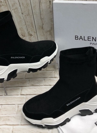 Balenciaga boots black