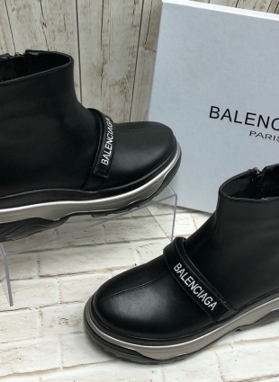Balenciaga boots black