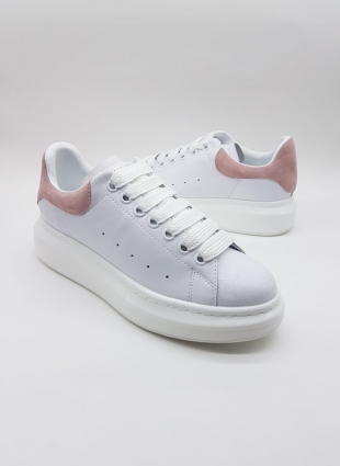 Alexander McQueen sneakers white and peach