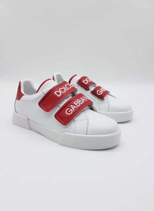 Dolce & Gabbana sneakers white and red
