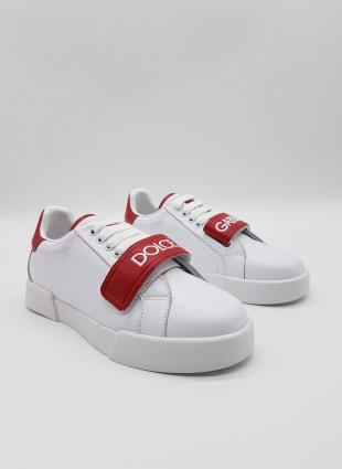 Dolce & Gabbana sneakers white and red