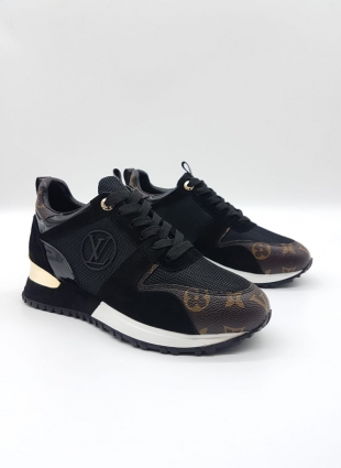 Louis Vuitton sneakers black and brown