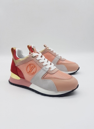 Louis Vuitton sneakers peach colour