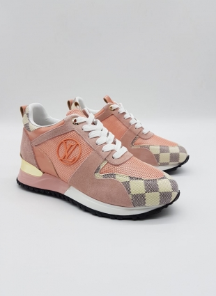 Louis Vuitton sneakers peach colour