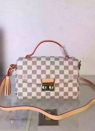 Louis Vuitton bag Croisette -Damier Azur Pink Lining