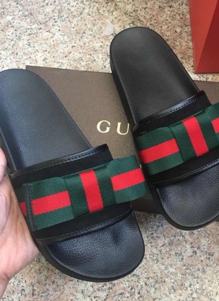 Gucci black slippers