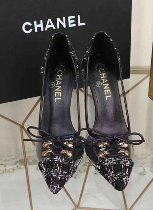 Chanel shoes black