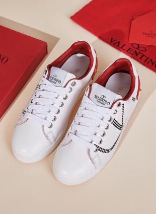Valentino sneakers white and red