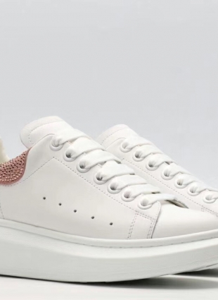 Alexander McQueen sneakers white and peach