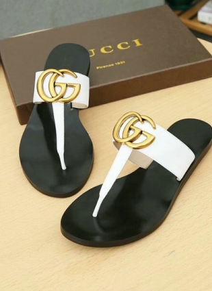 Gucci step-ins white