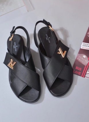 Louis Vuitton sandals black
