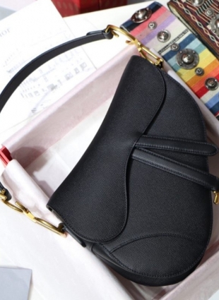DIOR Saddle bag, black