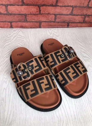 Fendi step-ins brown