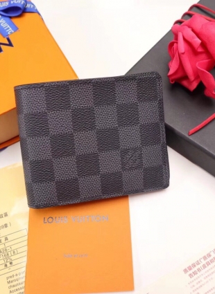 Louis Vuitton wallet Damier Graphite Canvas