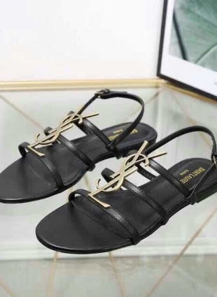 Yves Saint Laurent sandals black