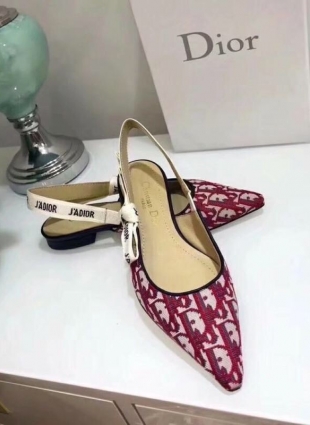 Christian Dior shoes burgundy