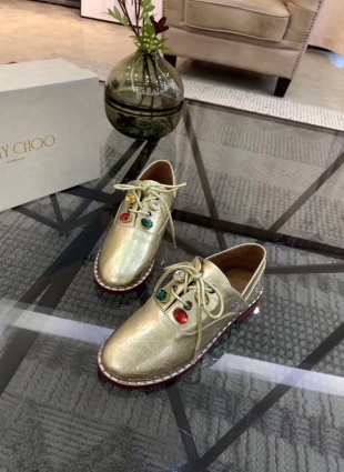 Jimmy Choo shoes gold