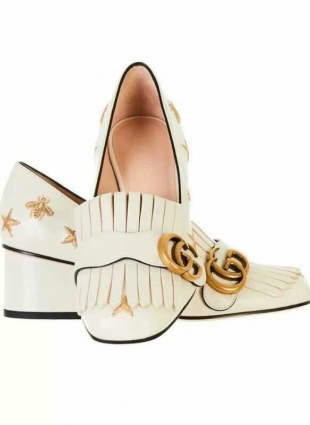 Gucci shoes ivory