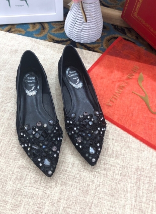 Rene Caovilla shoes black