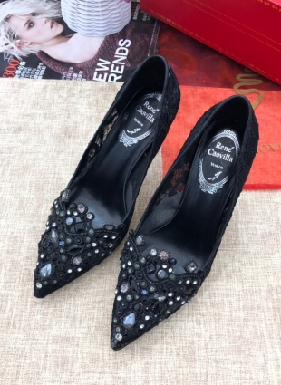 Rene Caovilla shoes black high heel