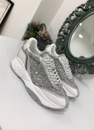 Jimmy Choo sneakers silver