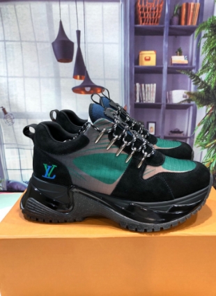 Louis Vuitton sneakers black and green