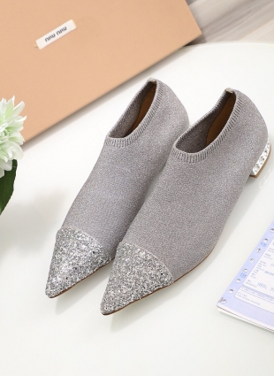 Miu Miu shoes gray