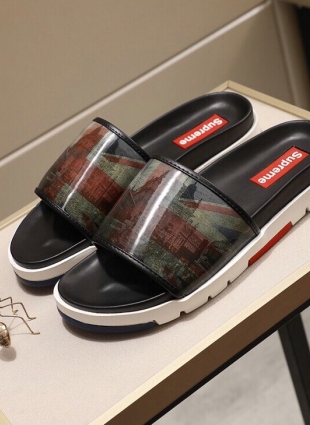 Supreme slippers multicolored