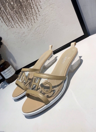 Chanel sandals beige