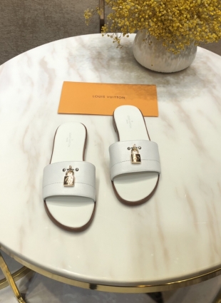 Louis Vuitton step-ins white