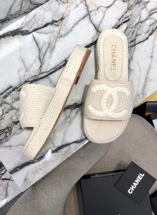 Chanel step-ins ivory