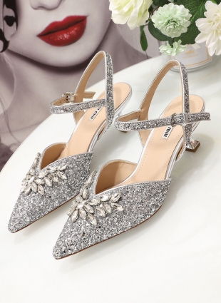 Miu Miu shoes silver