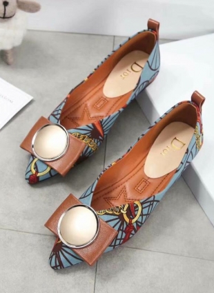 Christian Dior shoes blue and brown