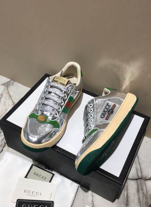 Gucci sneakers silver